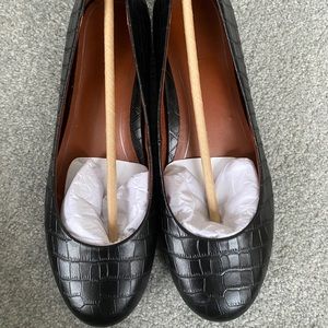 Vionic Jewel Hannah Croc Leather Flat size 7